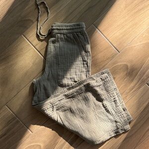 Women’s Wide Leg Cotton Cozy Pants